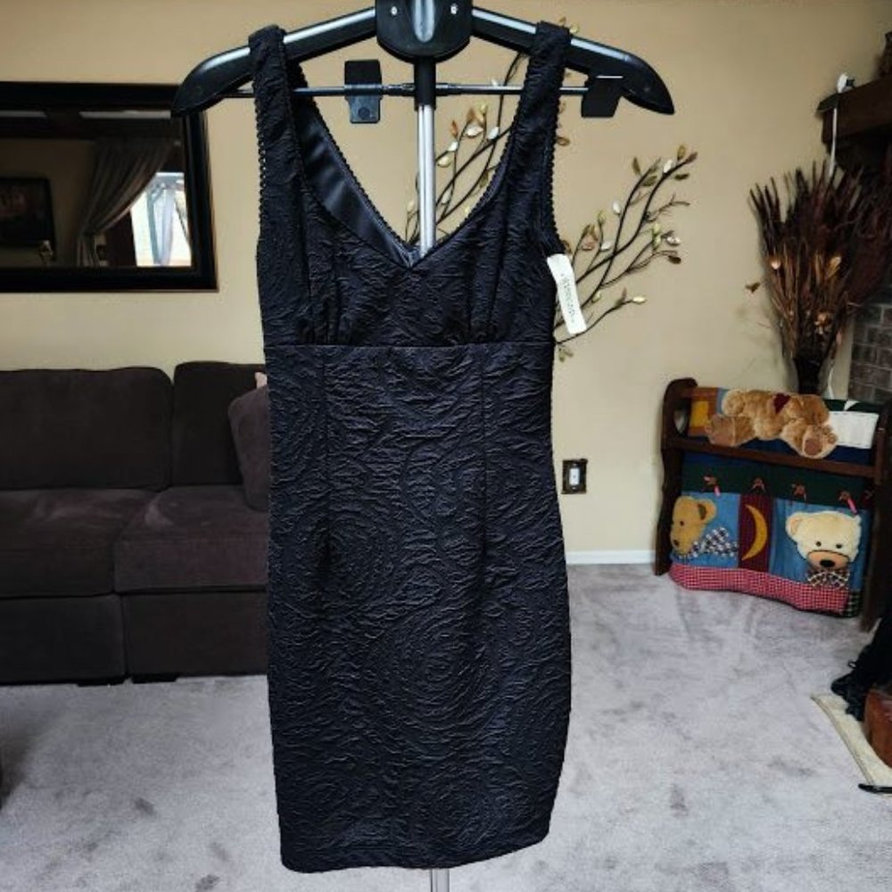 NWT Forever 21 boydcon sz small black ruched dress